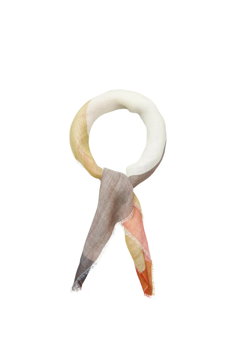 Ekko Wica Scarf, Rutabaga White