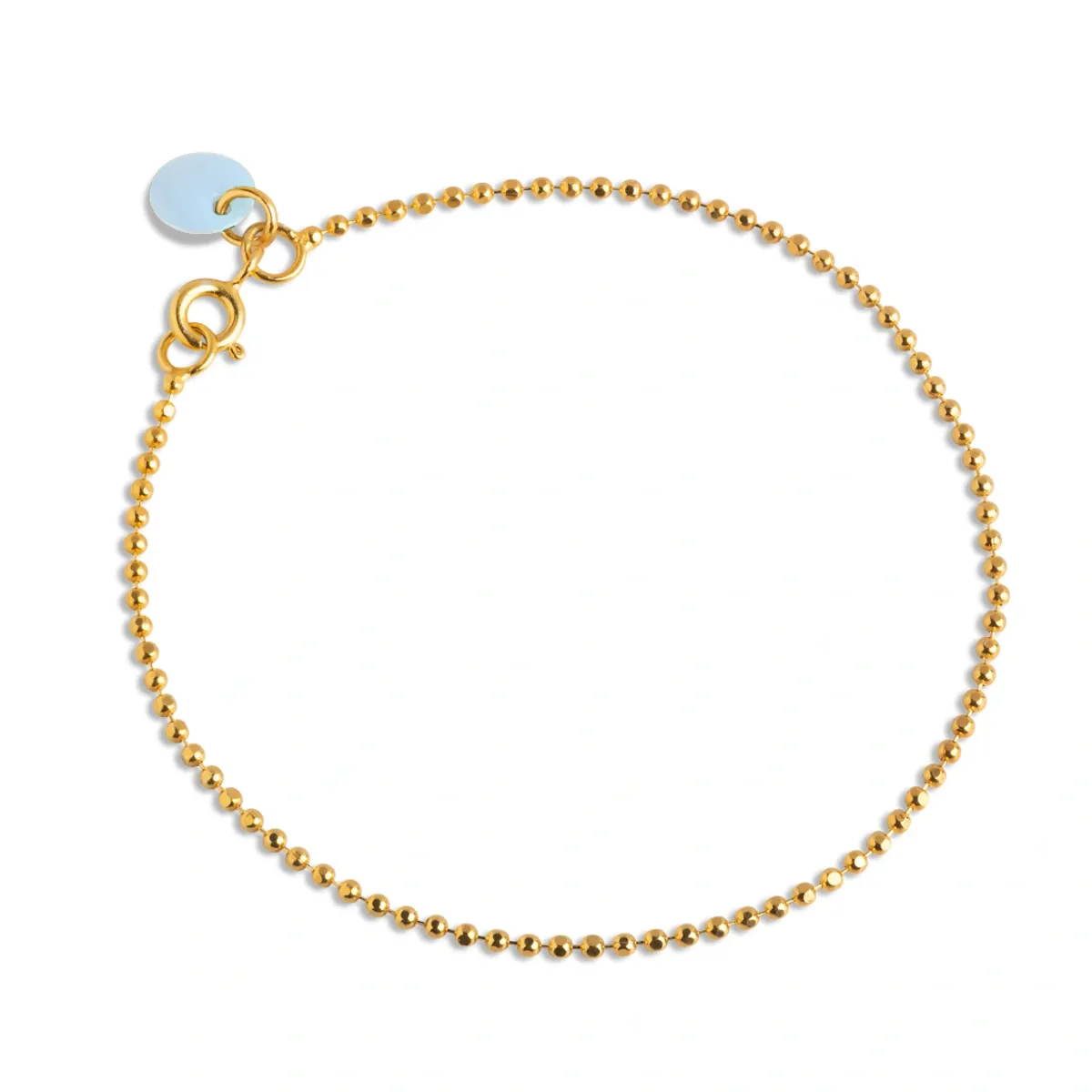 Ball Chain Bracelet  (Icy Blue)