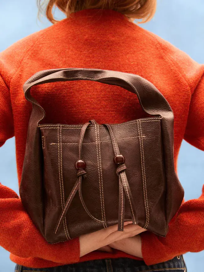 Panel Harper Bag, Chocolate Torte