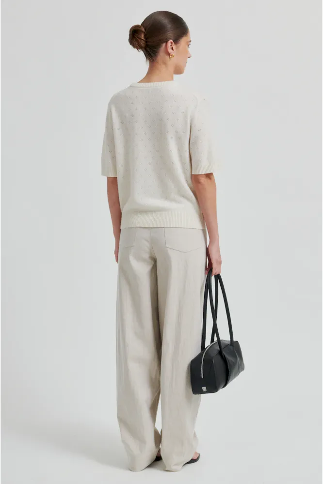 Amala Knit SS O-Neck, Tofu