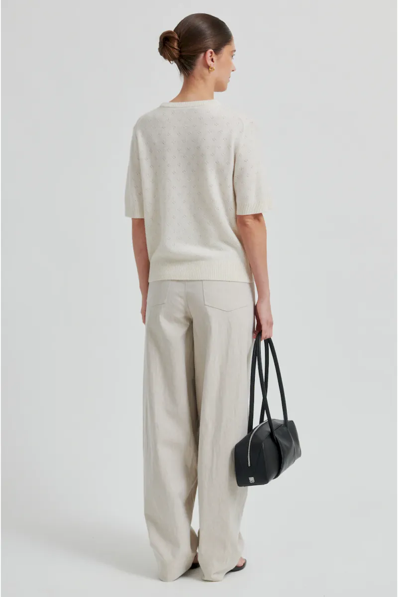 Amala Knit SS O-Neck, Tofu