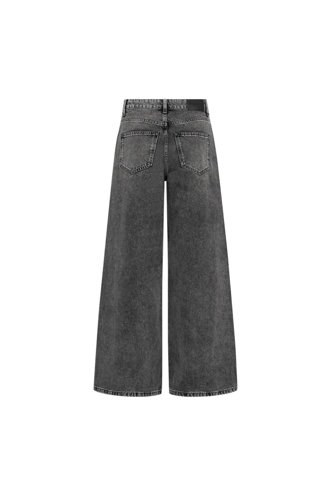 Vicky Stone Wide Jeans, Black