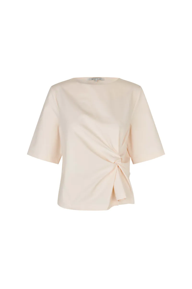 Arkai Drape Tee, Eggnog