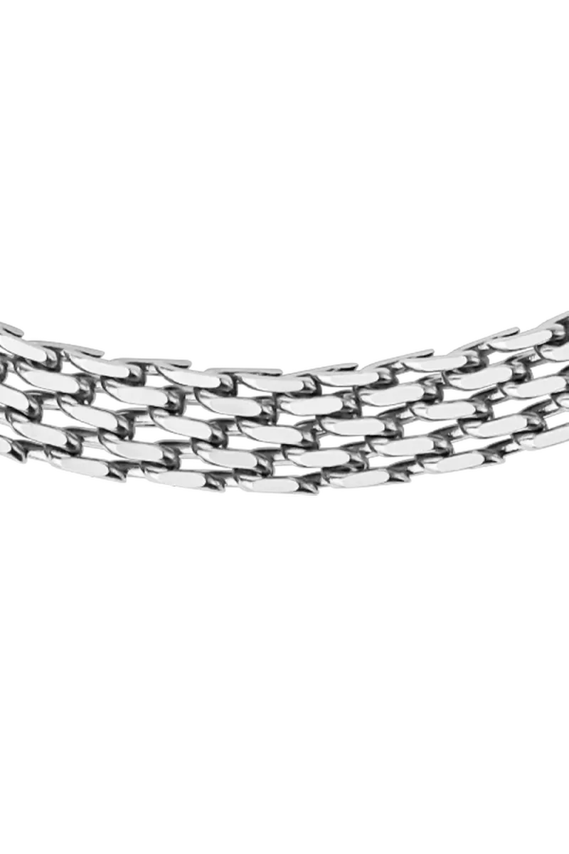 Mesh Link Bracelet, Silver