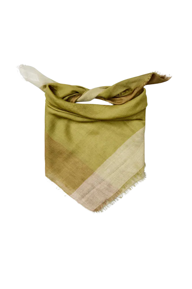 Ekko Wica Big Scarf, Golden Cypress Green