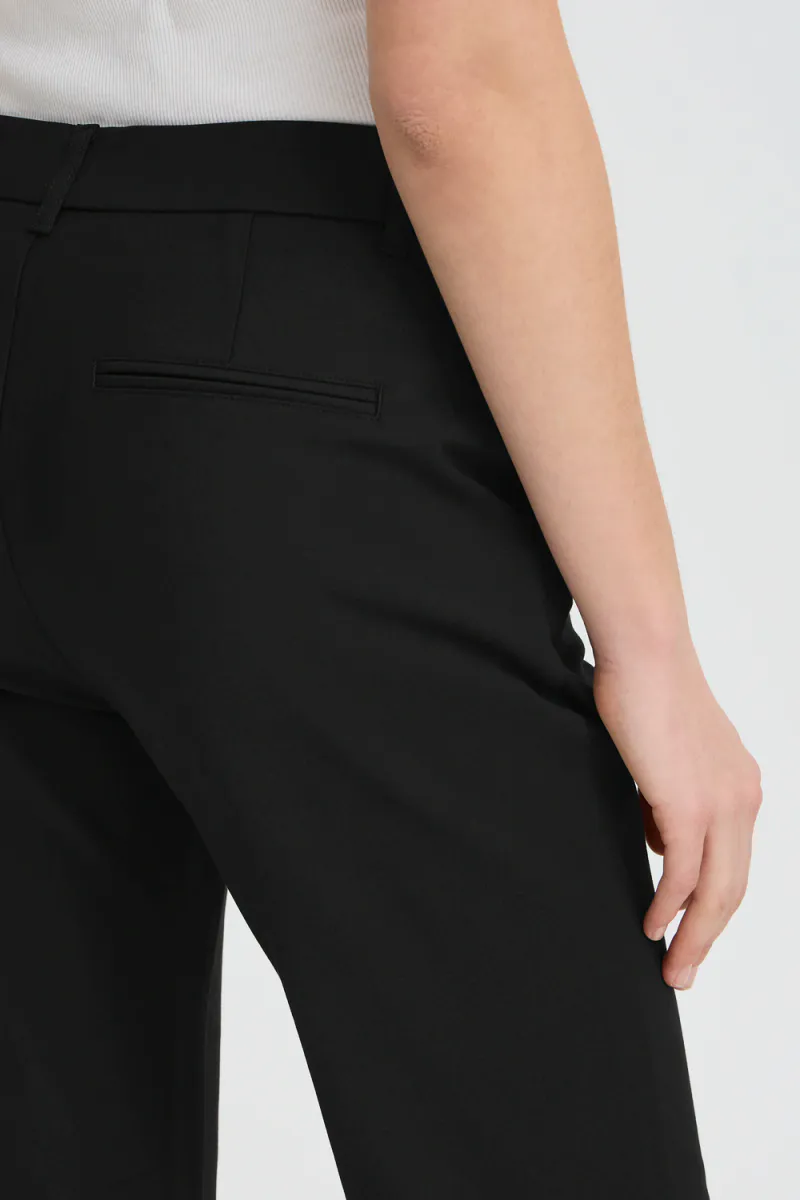 Bindy HW Pants Bootcut Leg, Black Beauty