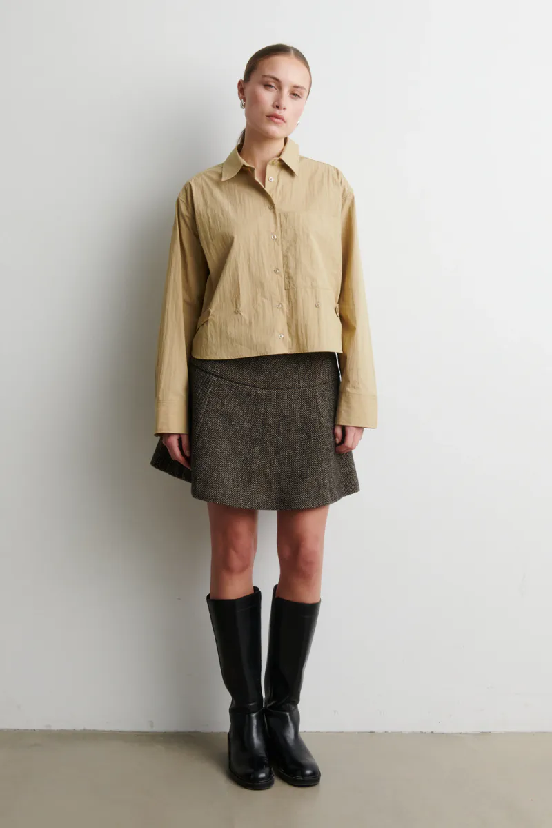 Emi Mini Skirt, Demitasse