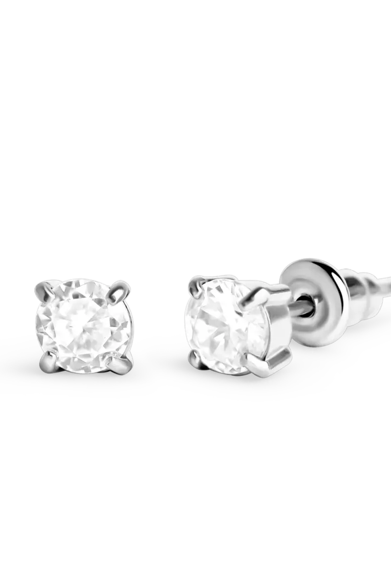 Ora Studs, Silver (5mm)