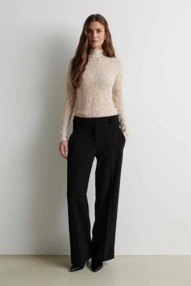 Luria LS Lace Tee, Birch