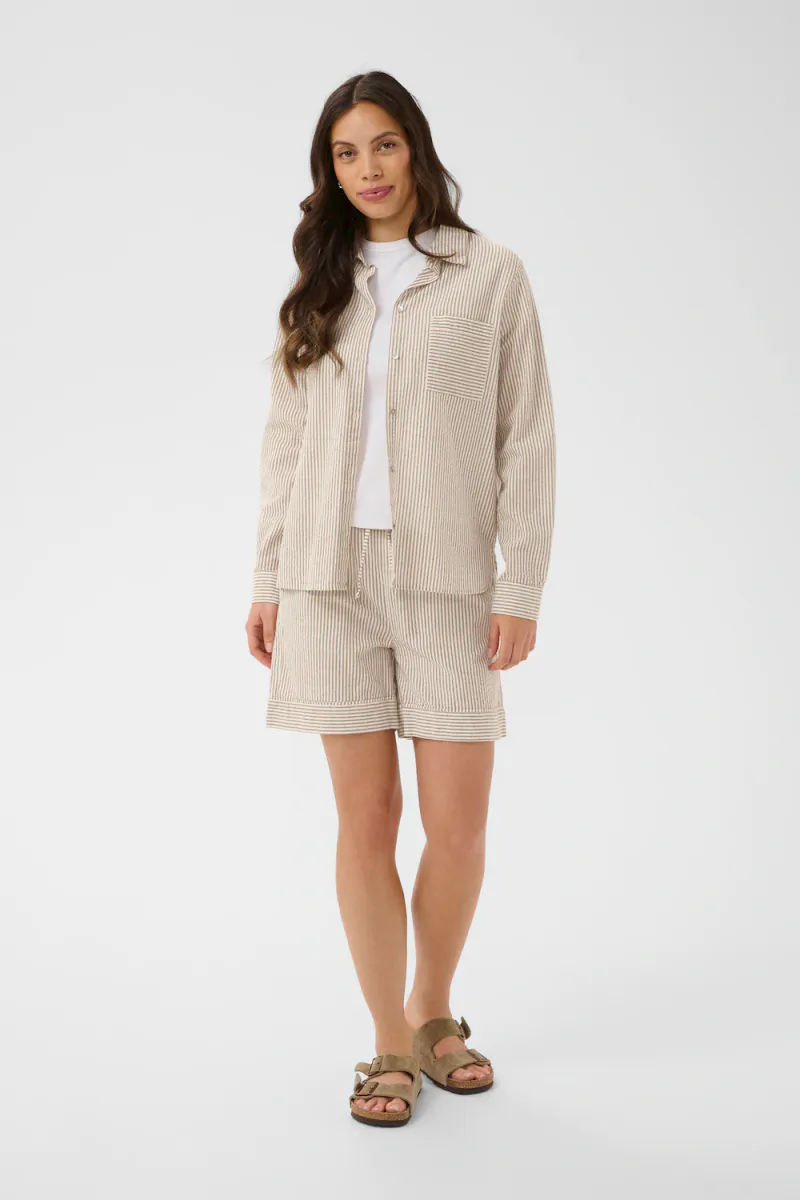 Elimiko N. Shorts, Toasted Coconut Ice Stripe