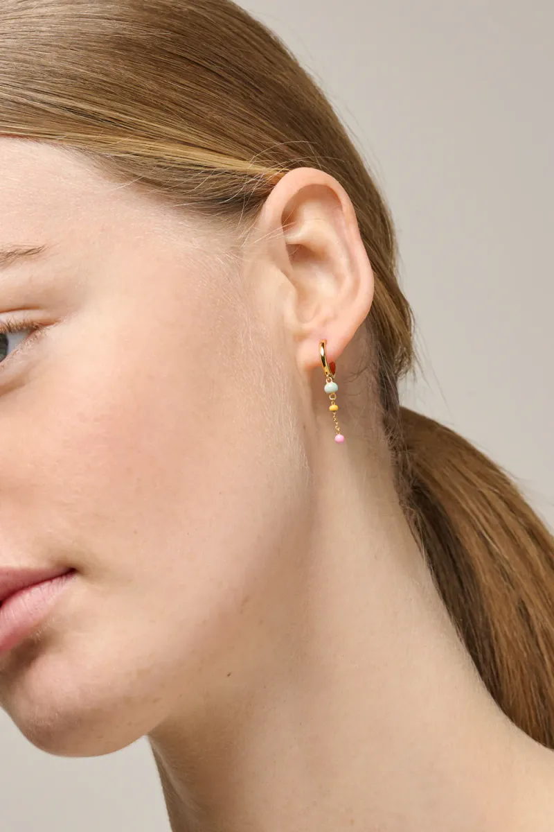 Lola Bold Hoops (Rainbow)