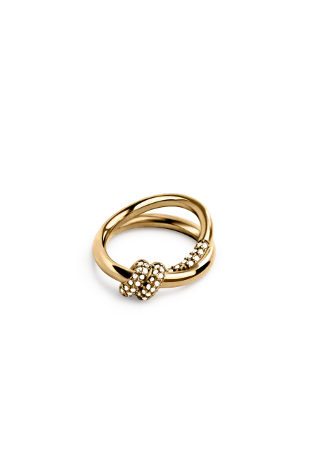 Hovedbilde Pavé Knot Ring, Gold