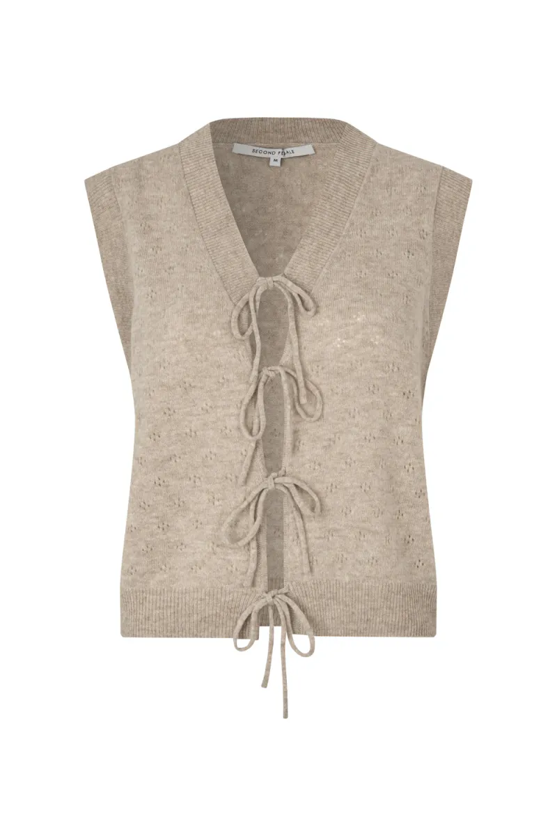 Amala Knit Vest, Plaza Taupe