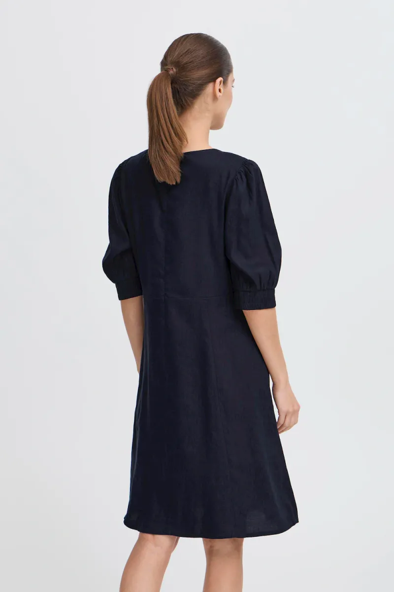 Luca SS Dress, Dark Sapphire