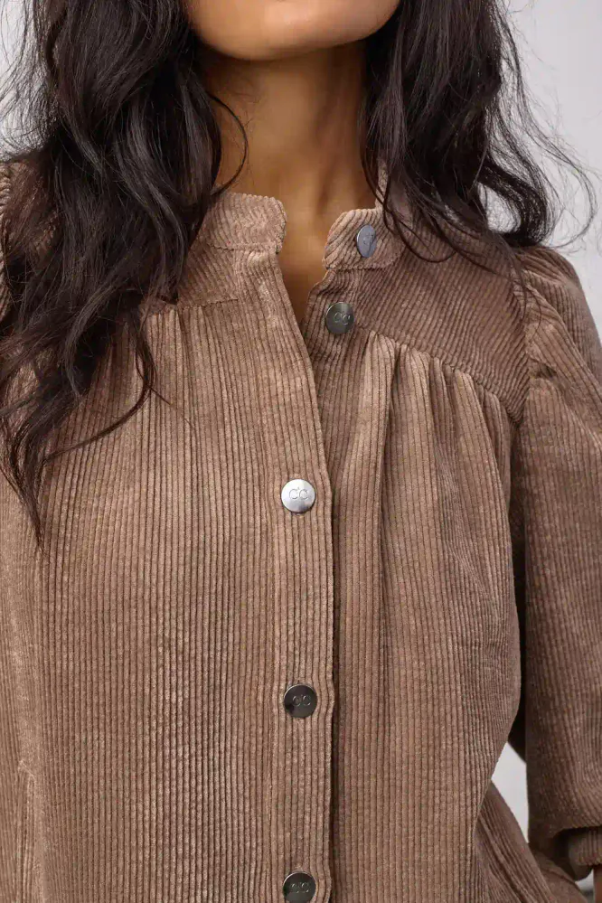 Daisy Cord Shirt, Walnut