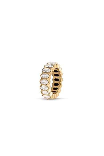 Hovedbilde Oval Cut Ring, Gold