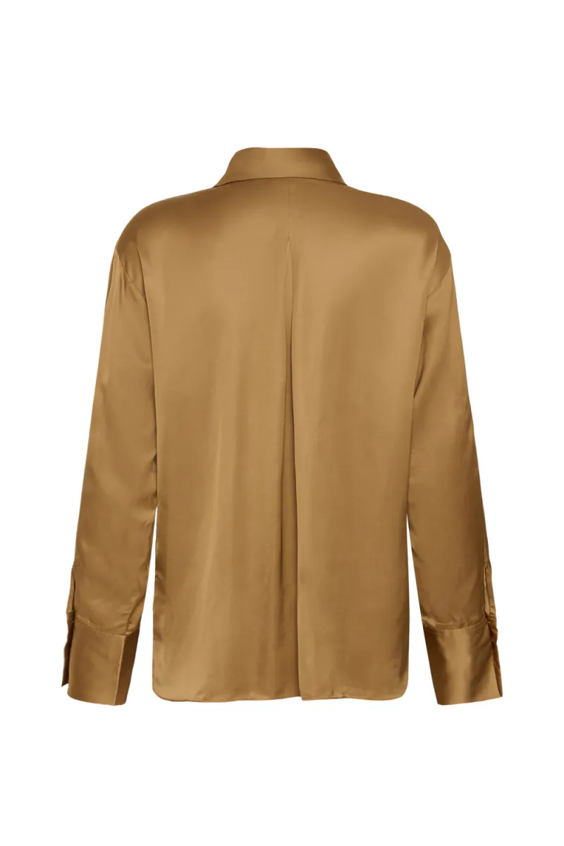 Pauline Shirt, Tobacco Brown