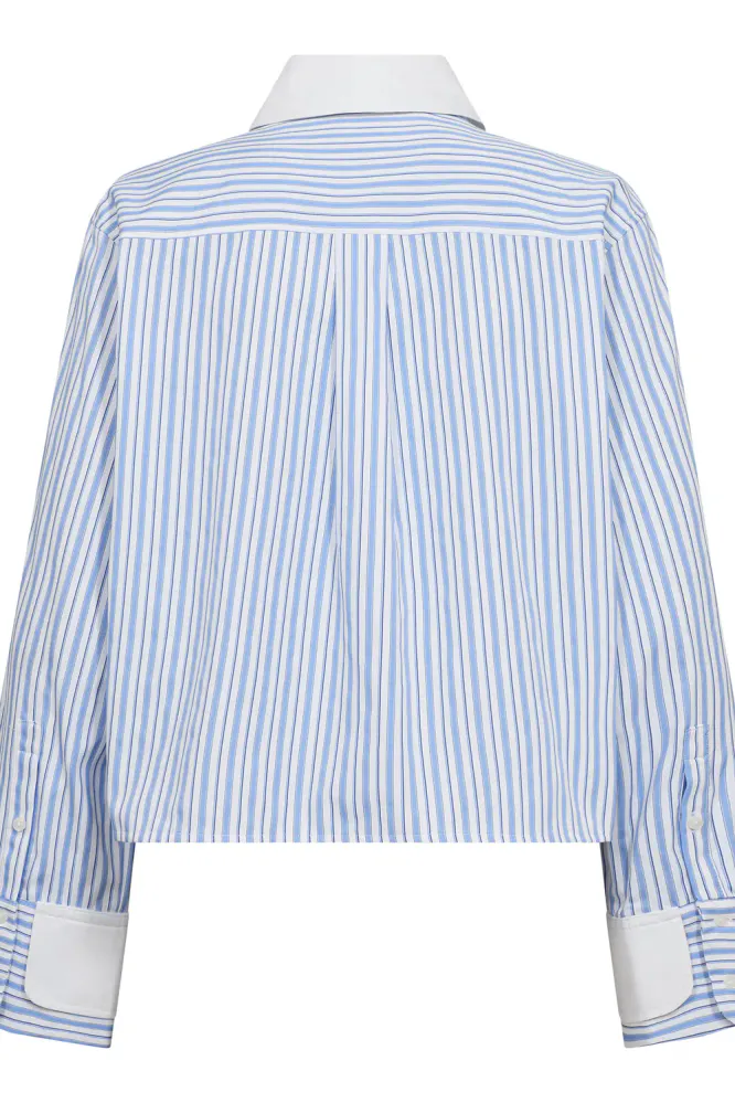 Vouge Cuff Shirt, Pale Blue