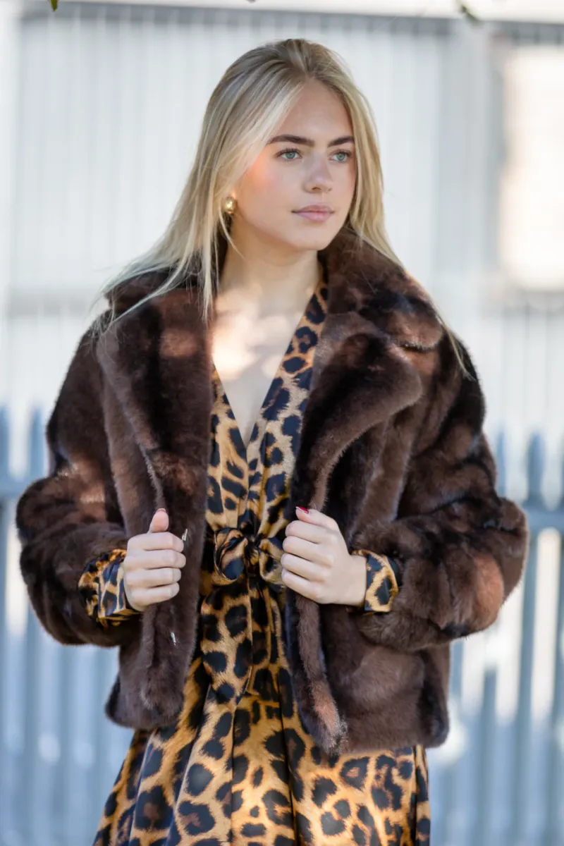 Adeline Dress, Leopard