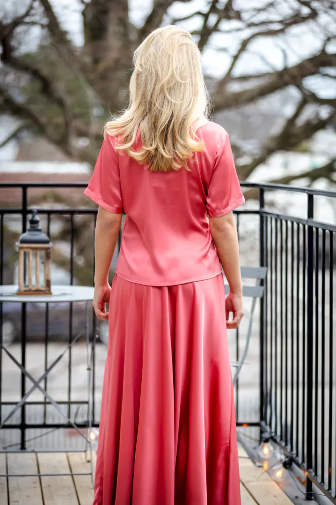 Savannah Skirt, Semi Rich Coral