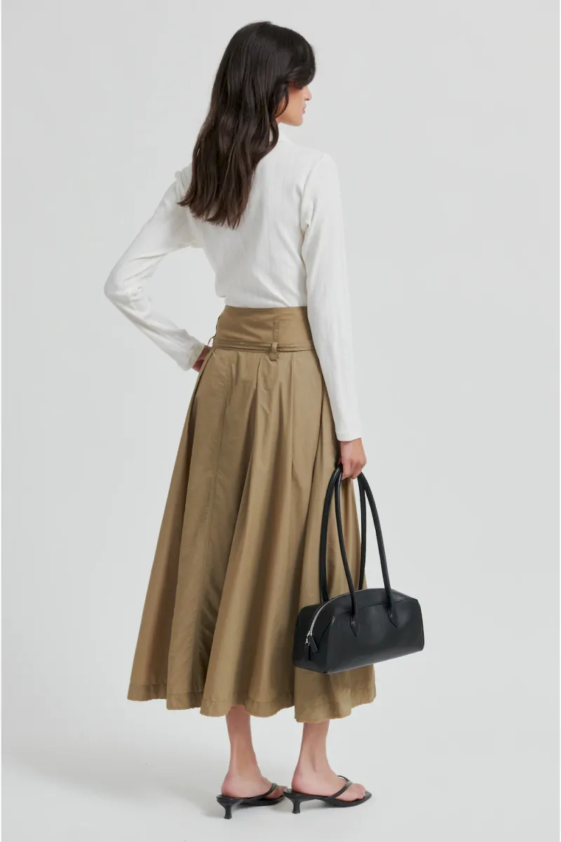 Amari Skirt, Petrified Oak